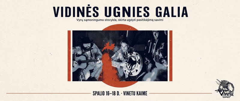 Vyrų rudens stovykla: vidinė ugnies galia