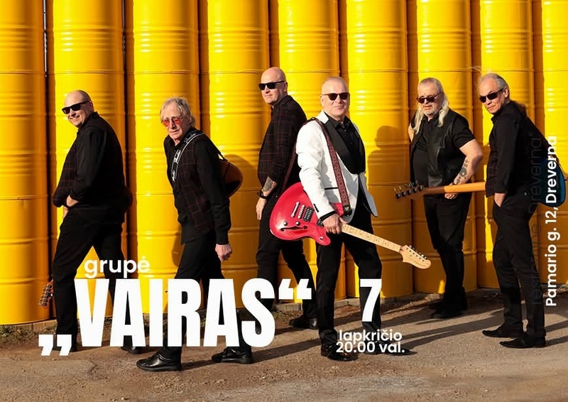 Grupės „Vairas“ koncertas