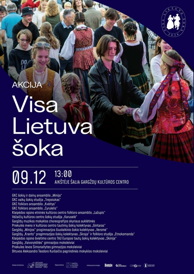 Obuolių šventės metu – akcija „Visa Lietuva šoka“