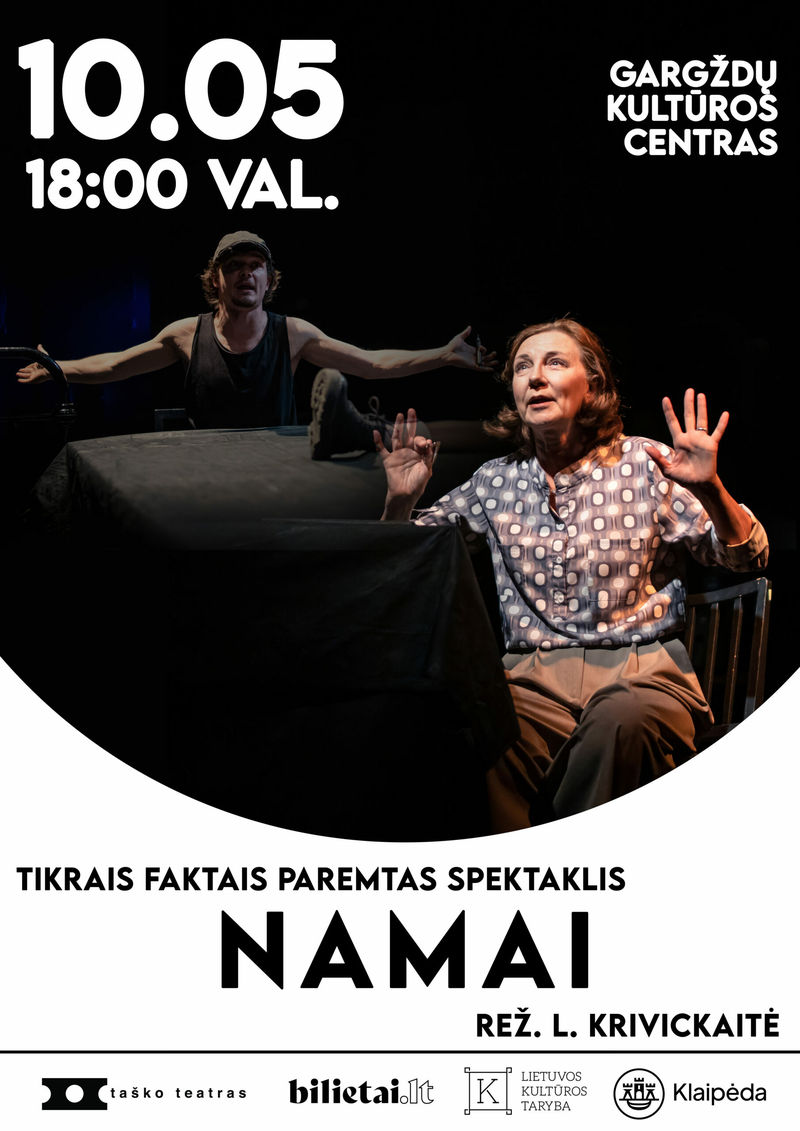 PERKELTAS. Tikrais faktais paremtas spektaklis NAMAI | Taško teatras