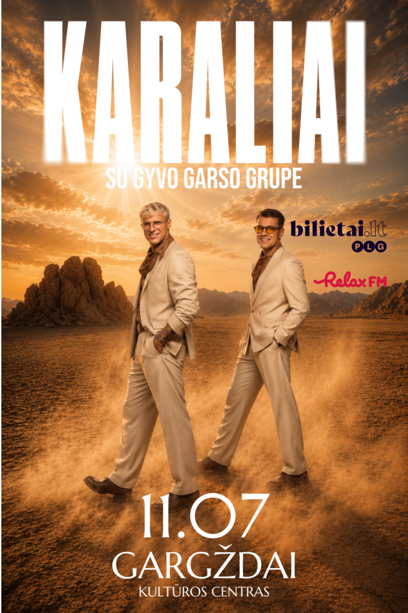 Grupė „Karaliai“ su gyvo garso grupe