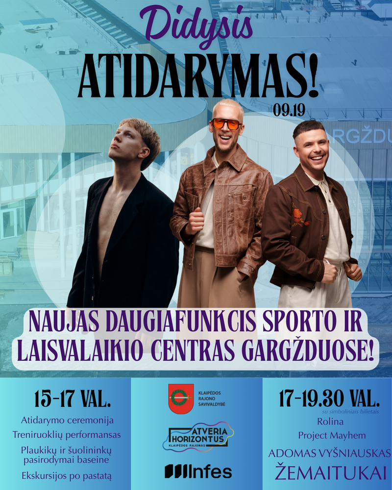 Naujo daugiafunkcinio sporto ir laisvalaikio centro atidarymas