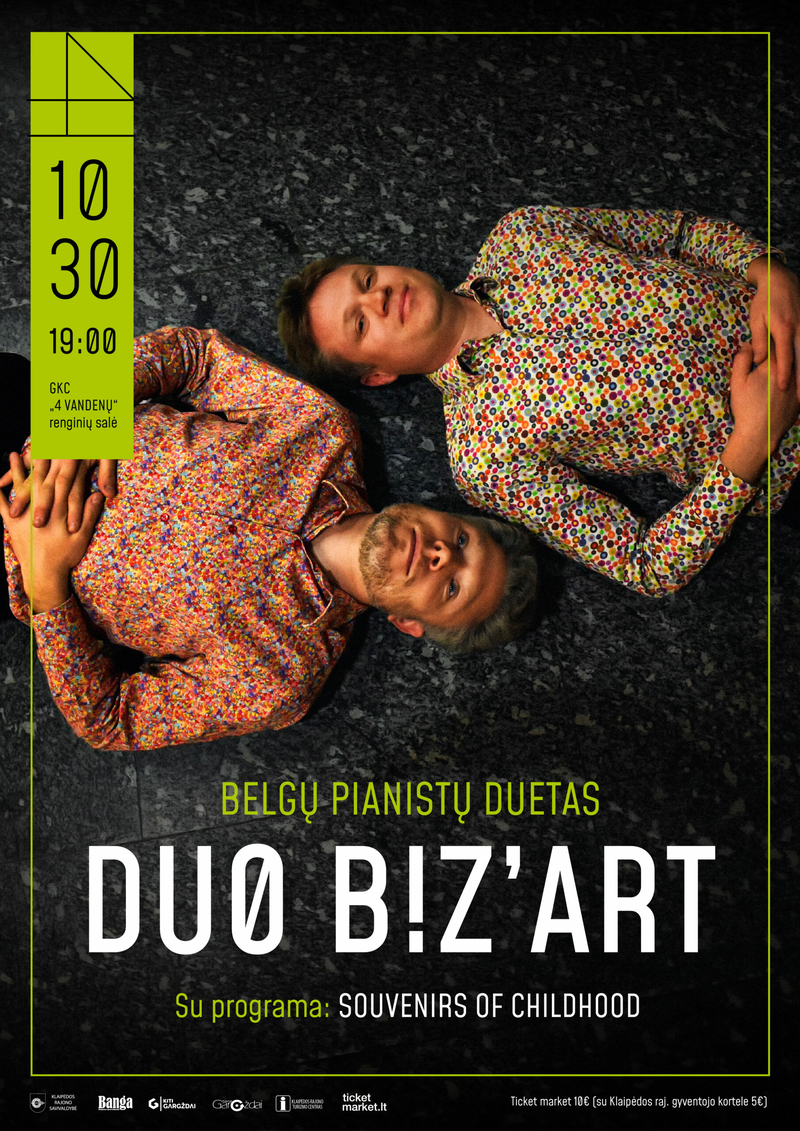 Fortepijono virtuozų duetas iš Belgijos „Duo b!zart“
