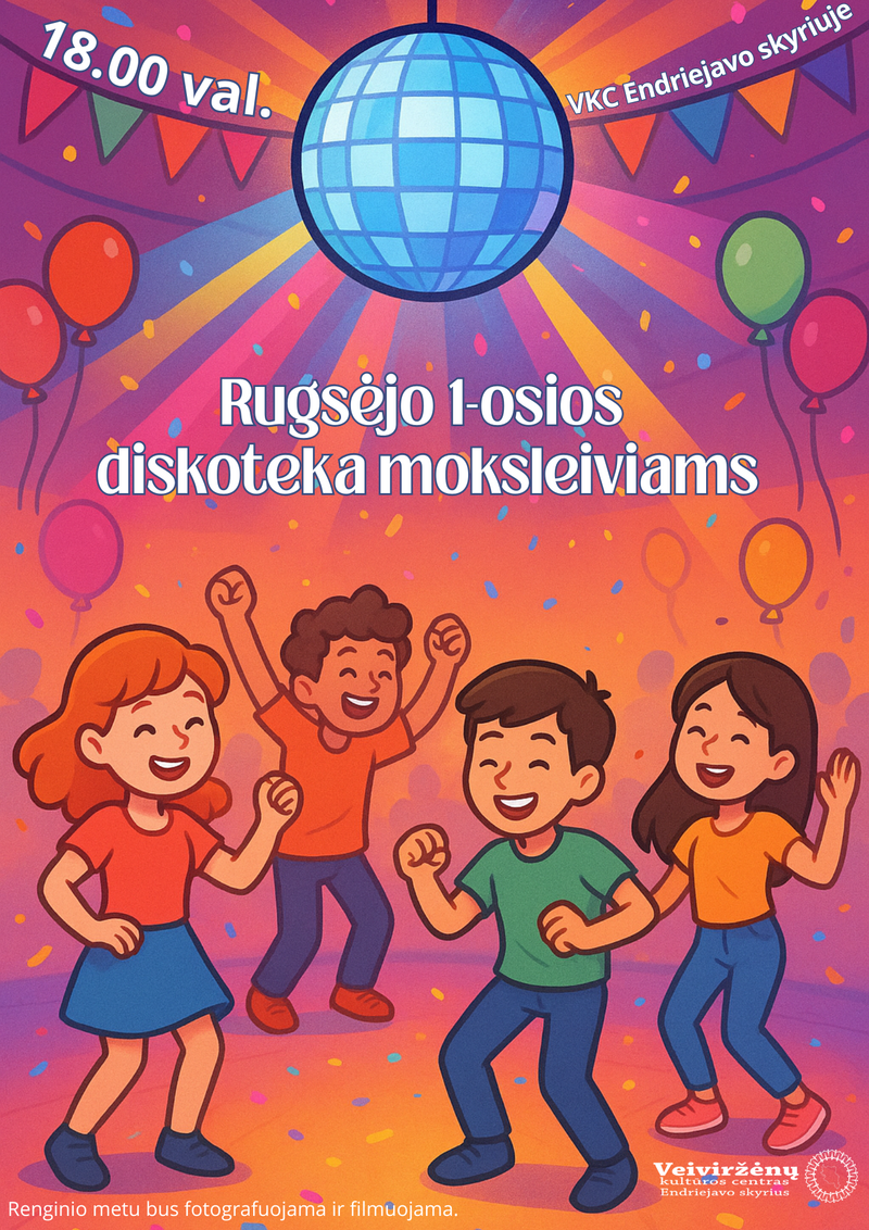 Rugsėjo 1-osios diskoteka moksleiviams