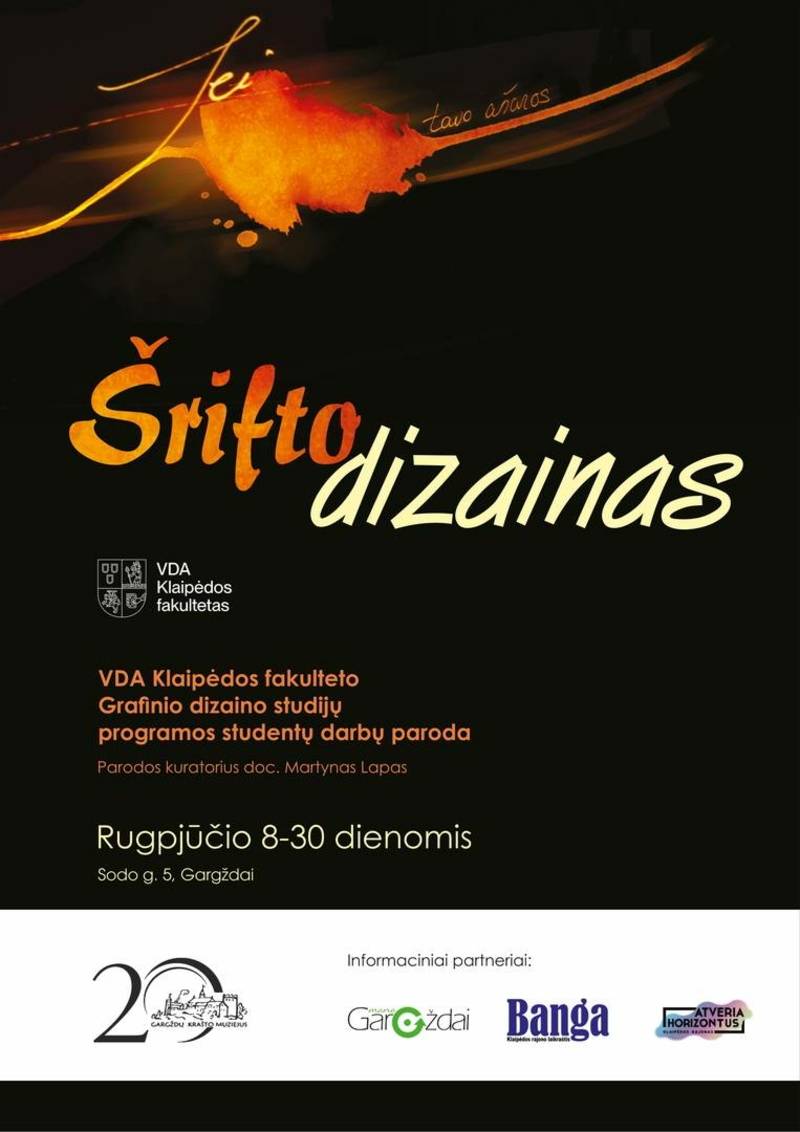 Paroda „Šrifto dizainas“