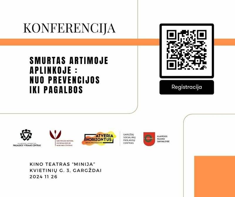 Konferencija "Smurtas artimoje aplinkoje: nuo prevencijos iki pagalbos"