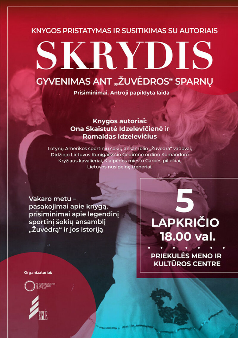 Susitikimas su knygos „SKRYDIS. Gyvenimas ant „Žuvėdros“ sparnų“ autoriais