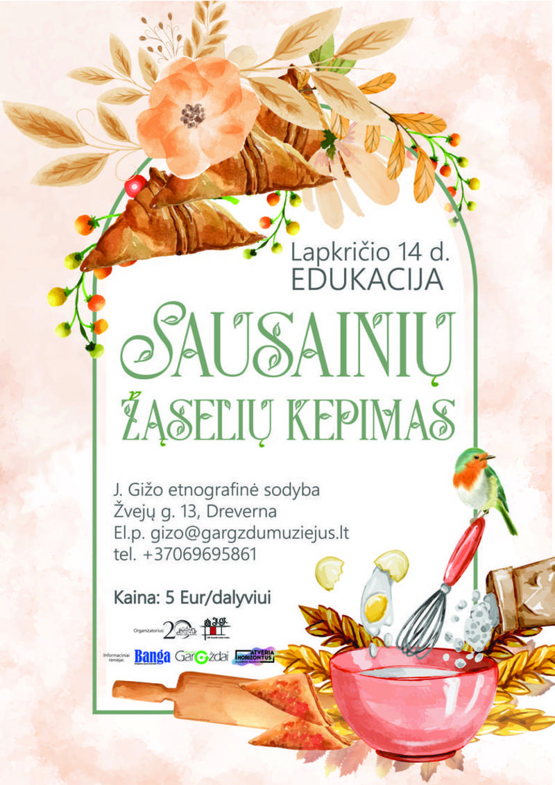 Edukacija „Sausainių žąselių kepimas“