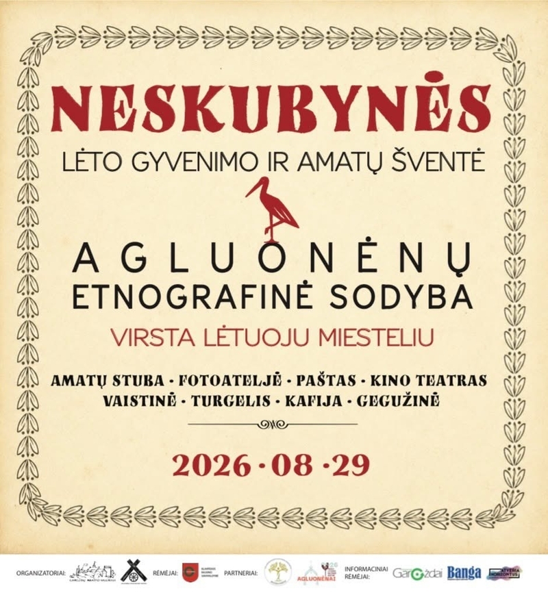  Neskubėjimo, tvarumo ir senųjų amatų šventę „Neskubynės“