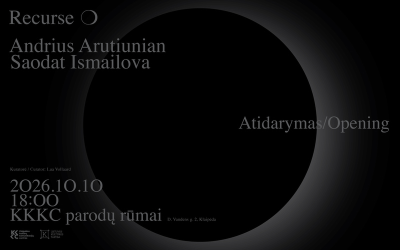 Andriaus Arutiuniano ir Saodat Ismailovos parodos „Rekursija ❍“ atidarymas