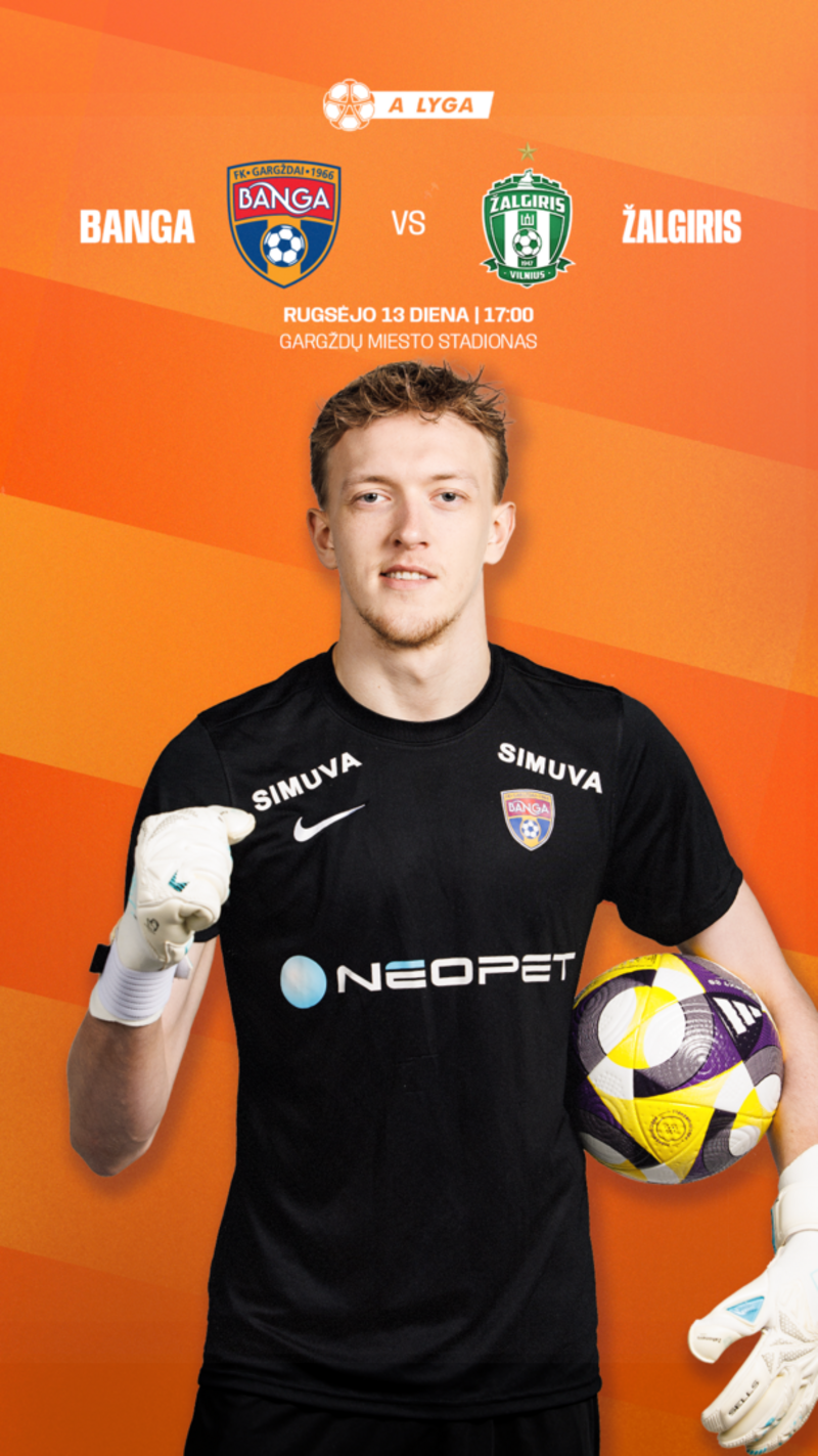 Futbolas: Banga-Žalgiris
