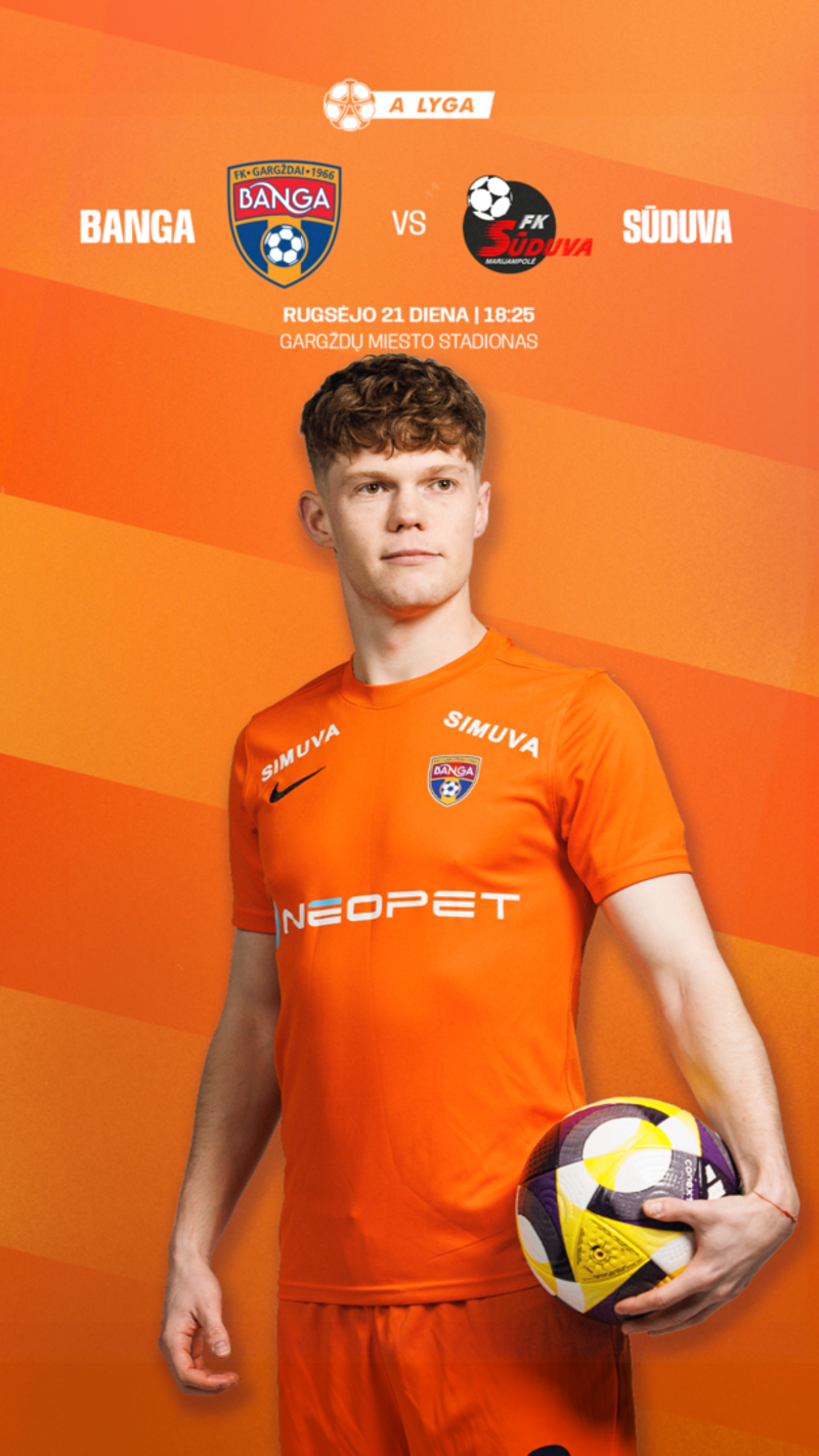 Futbolas: Banga-Sūduva