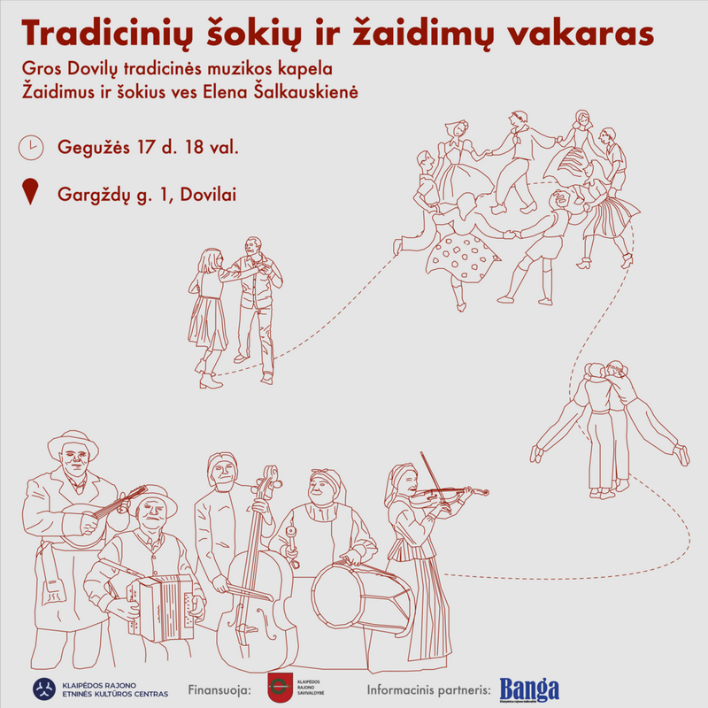 Tradicinių žaidimų ir šokių vakaras - Gatvės muzikos diena! 