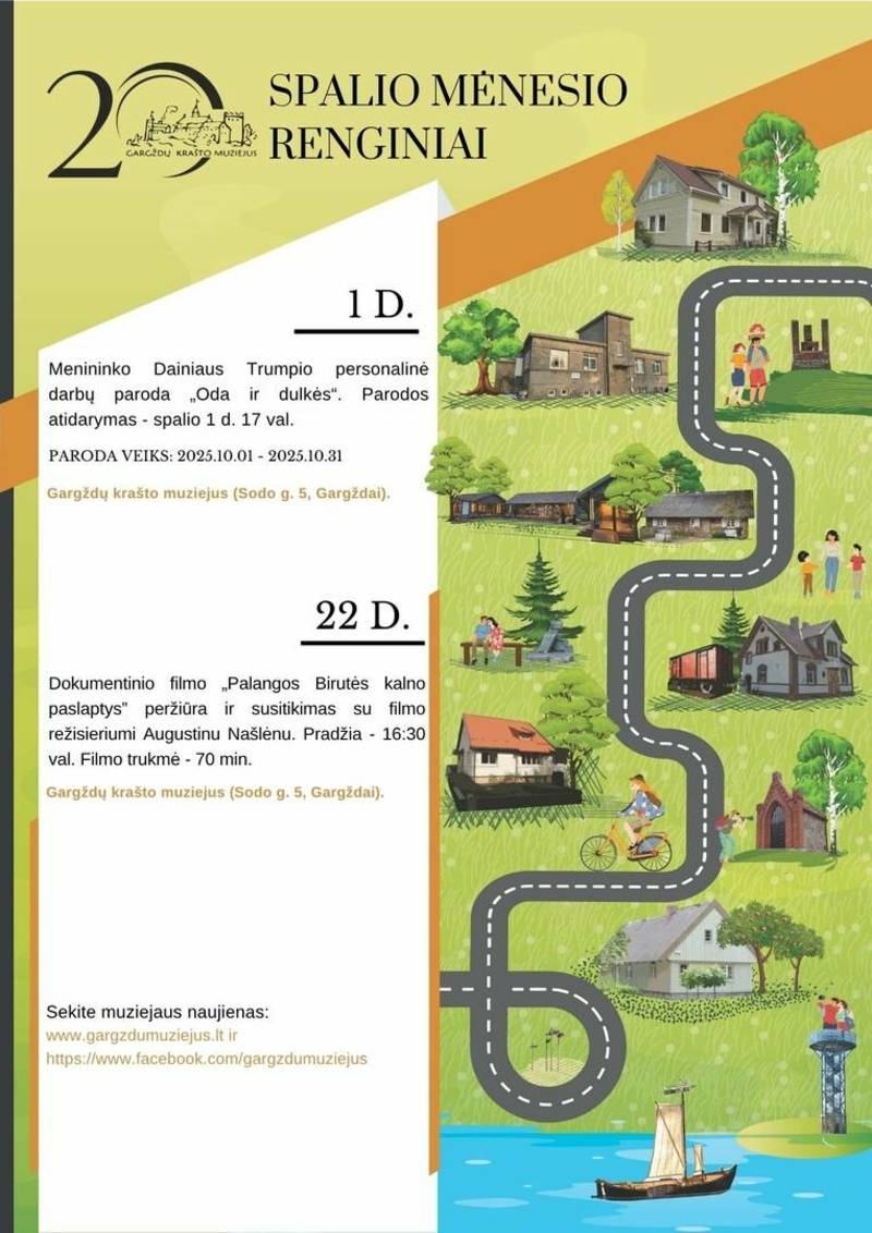 Filmo “Palangos Birutės kalno paslaptys” demonstravimas ir susitikimas su filmo režisieriumi Augustinu Našlėnu