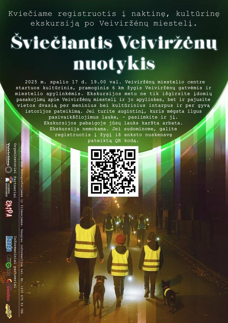 Kultūrinis-pramoginis žygis „Šviečiantis Veiviržėnų nuotykis“
