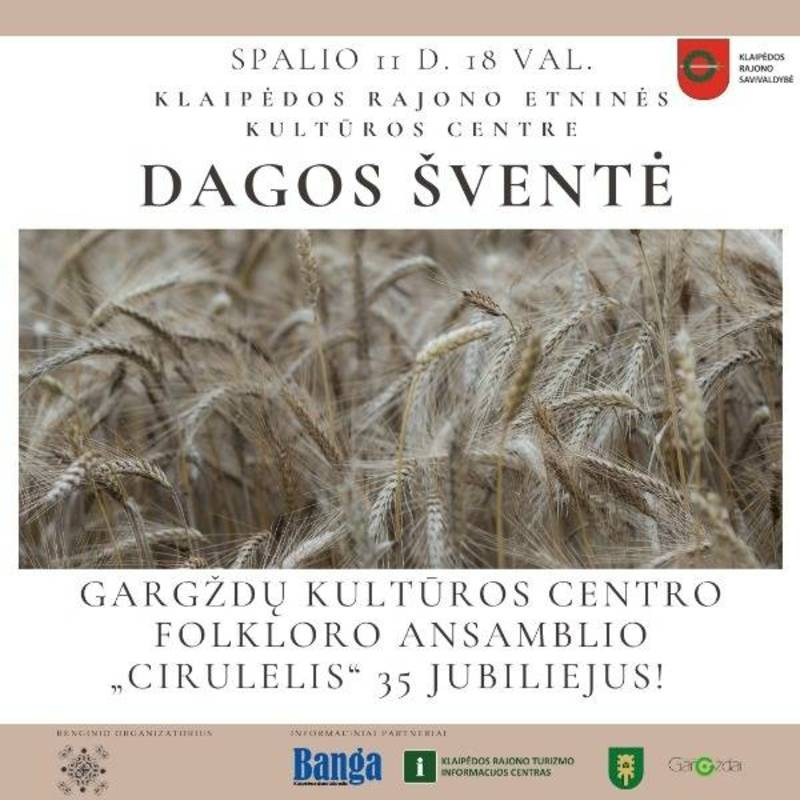 Dagos šventė. Gargždų kultūros centro folkloro ansamblio "Cirulelis" 35 jubiliejus