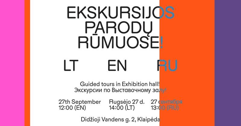 Ekskursijos parodų rūmuose
