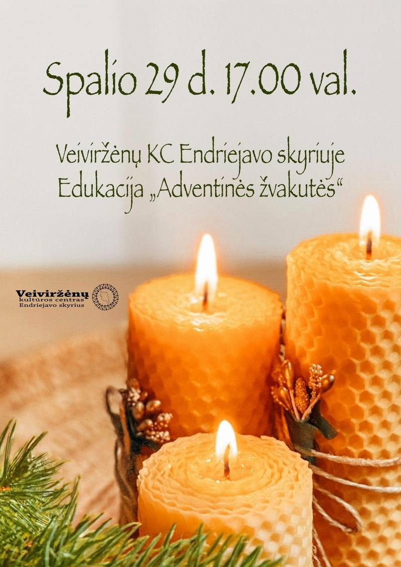 Edukacija „Adventinės žvakutės“