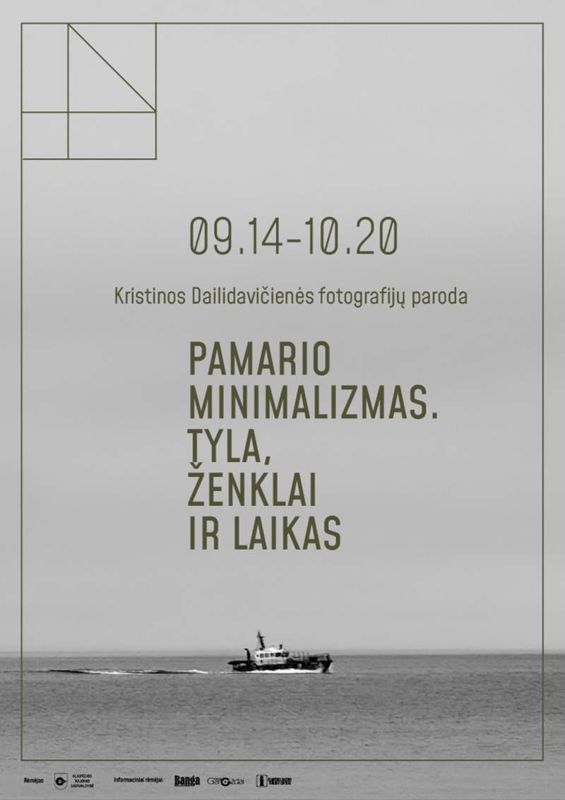 Fotografijų paroda ,,Pamario minimalizmas: tyla, ženklai ir laikas"