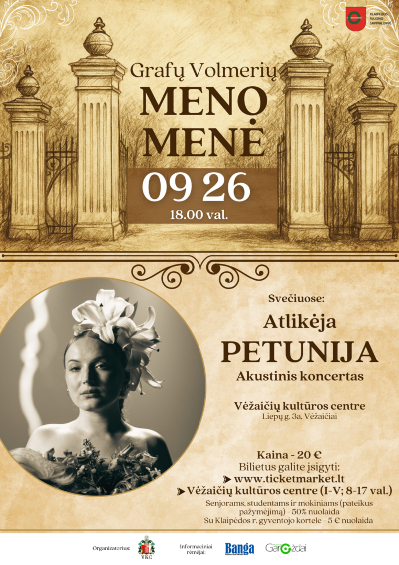 Atlikėjos PETUNIJOS koncertas