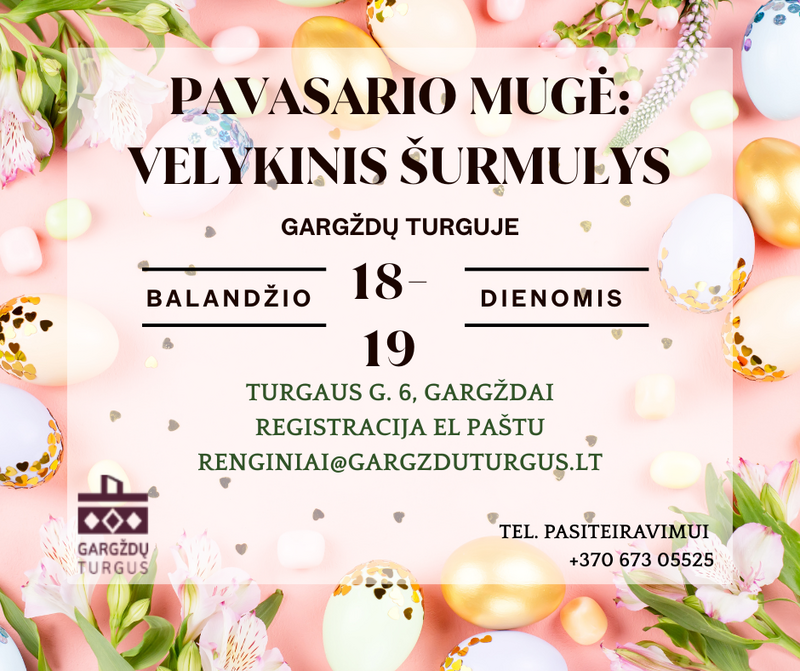 Pavasario mugė: Velykinis šurmulys